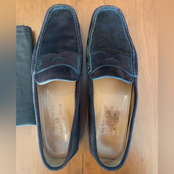 Men’s Prada Car Shoe Brown Suede Size 7.5 - Picture 3 of 5